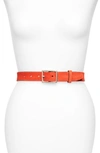 RAG & BONE 'BOYFRIEND' LEATHER BELT,W254161BE