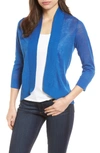 Tommy Bahama Open Front Knitted Linen Cardigan In Rose Bed