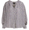 ISABEL MARANT AMBA SILK BLOUSE,19PHT1303-19P025I/30BU