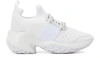 ROGER VIVIER VIV 'RUN SNEAKERS WITH RHINESTONE BUCKLE,ROG3FKS2WHT