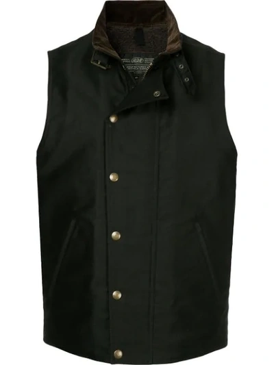Addict Clothes Japan Press Stud Boa Vest - 黑色 In Black