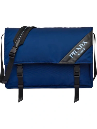 Prada Large Shoulder Bag - 蓝色 In Blue