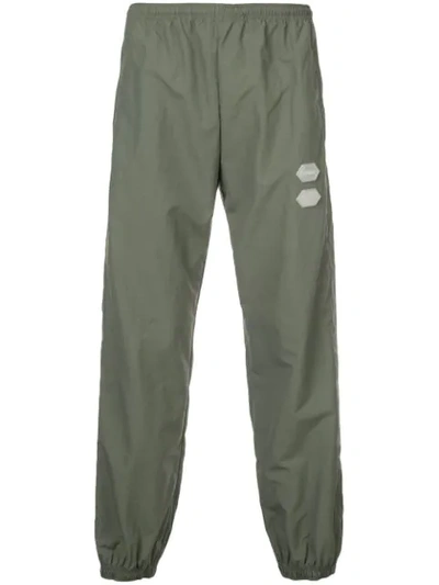Off-white Logo Technical Track Pants In Green