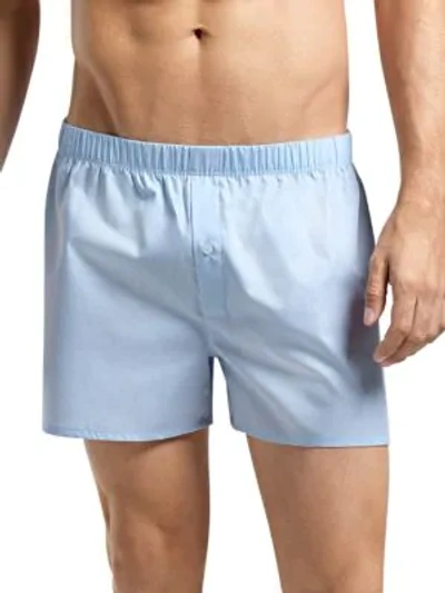 HANRO MEN'S FANCY WOVEN BOXERS,402427789948