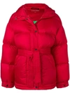 Perfect Moment Oversized Parka Jacket In Red