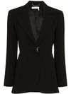 CHLOÉ SINGLE BREASTED D RING BLAZER