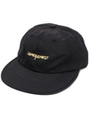 POP TRADING INTERNATIONAL POP TRADING INTERNATIONAL EMBROIDERED LOGO CAP - 黑色