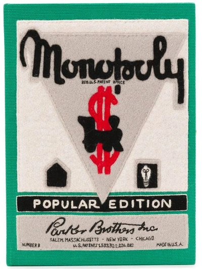 Olympia Le-tan Monopoly Popular Edition Clutch - 绿色 In Green