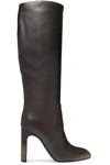 BOTTEGA VENETA Textured-leather knee boots
