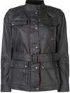 BELSTAFF BELSTAFF BELTED LIGHTWEIGHT JACKET - BLACK