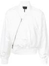 D.GNAK BY KANG.D D.GNAK CROPPED JACKET - WHITE