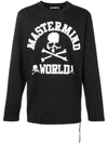 MASTERMIND JAPAN MASTERMIND JAPAN PRINTED SWEATSHIRT - BLACK