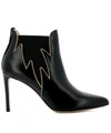 FRANCESCO RUSSO FRANCESCO RUSSO POINTED TOE ANKLE BOOTS