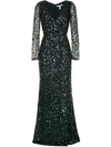 RACHEL GILBERT SEQUINS GOWN