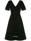 Rachel Gilbert Adeline Dress - Black In Black