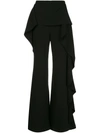 Rachel Gilbert Adeline Flared Trousers - Black In Black