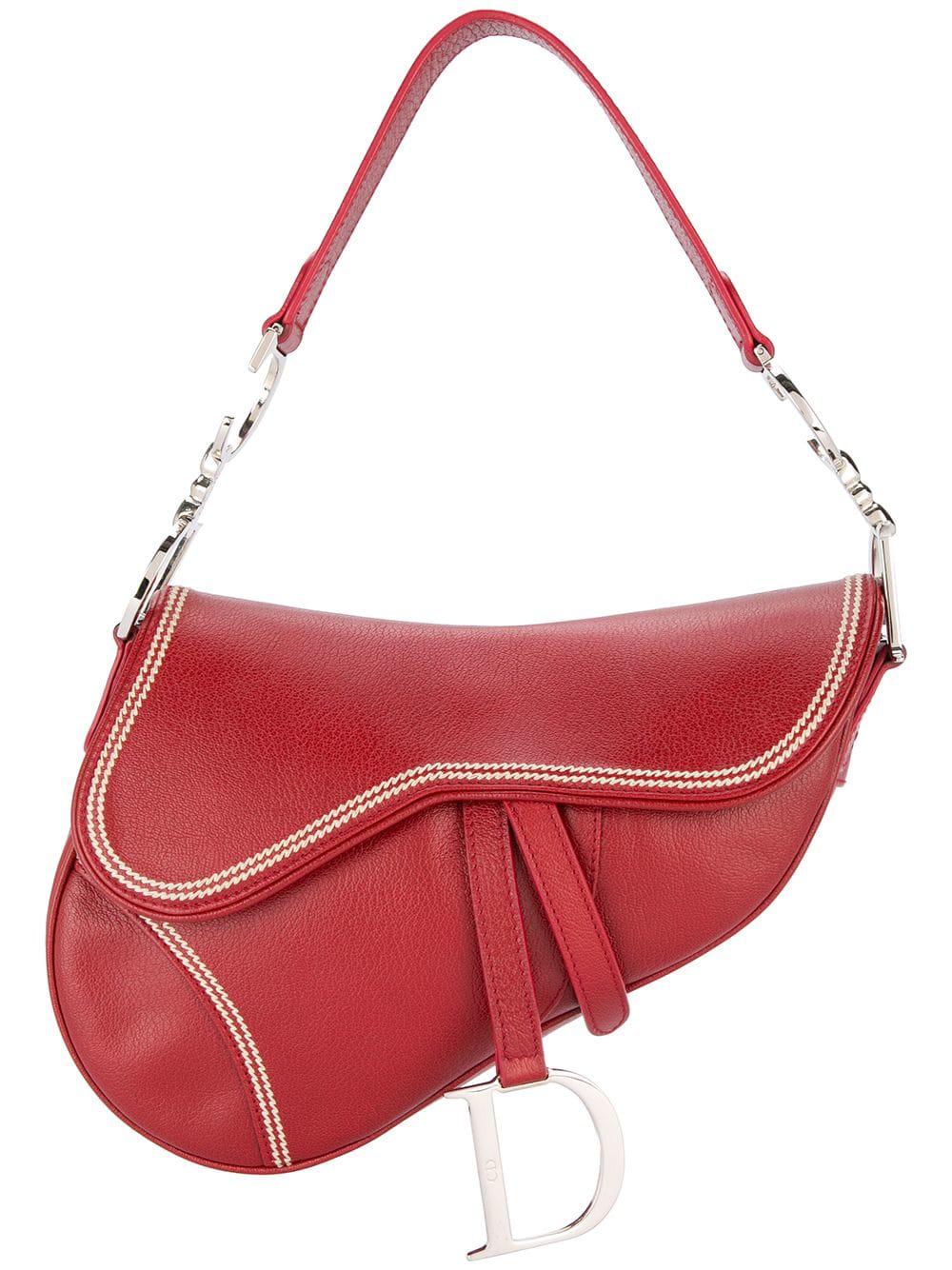 Mini Saddle Bag Scarlet Red Supple Calfskin Bags Women S Fashion Dior