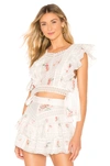 ZIMMERMANN Heathers Pintuck Top