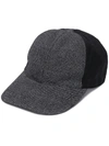 DOLCE & GABBANA DOLCE & GABBANA TWO-TONE CAP - BLACK