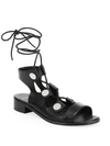 PIERRE HARDY Penny Leather Wrap Sandals