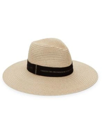 Eugenia Kim Emmanuelle Wide-brim Packable Hemp Fedora Hat In Natural