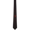 ALEXANDER MCQUEEN ALEXANDER MCQUEEN BLACK AND RED DANCING SKELETON TIE