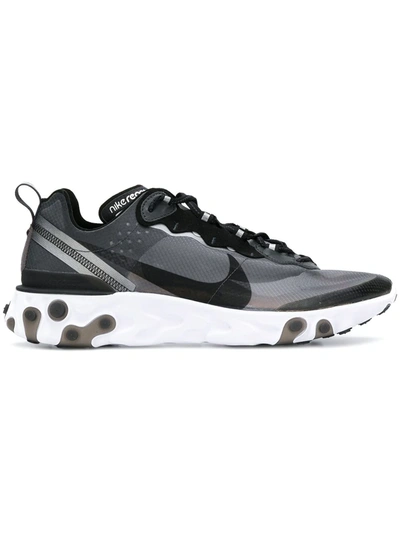 NIKE REACT ELEMENT 87 "ANTHRACITE BLACK" SNEAKERS