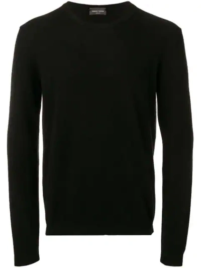 ROBERTO COLLINA LONG-SLEEVE FITTED SWEATER