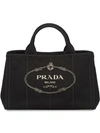 PRADA HEMP FABRIC HANDBAG