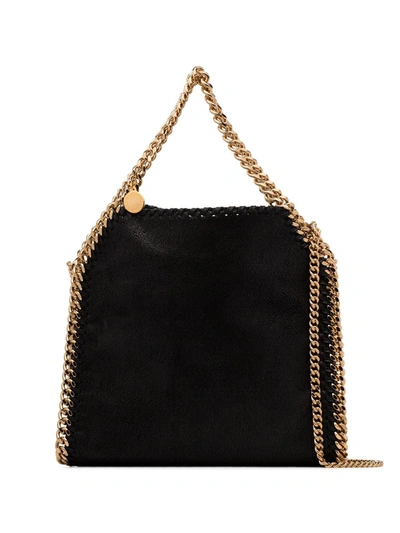 Stella Mccartney 黑色 Falabella Shaggy Deer 小号 Tote 手袋 In Black