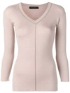 FABIANA FILIPPI FITTED KNIT SWEATER