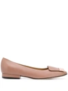 Sergio Rossi Sr1 Ballerina Shoes In Neutrals