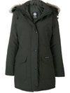 CANADA GOOSE CANADA GOOSE HOODED PADDED COAT - GREEN