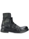 MARSÈLL MARSÈLL POLISHED TOE ANKLE BOOTS - BLACK