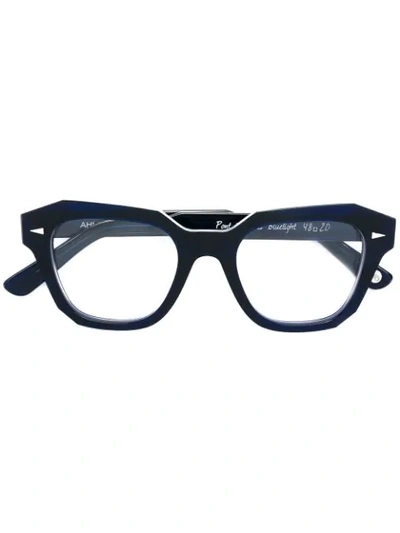 Ahlem Square Frame Glasses - 蓝色 In Blue