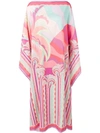 EMILIO PUCCI EMILIO PUCCI LONG BEACH KAFTAN - 粉色