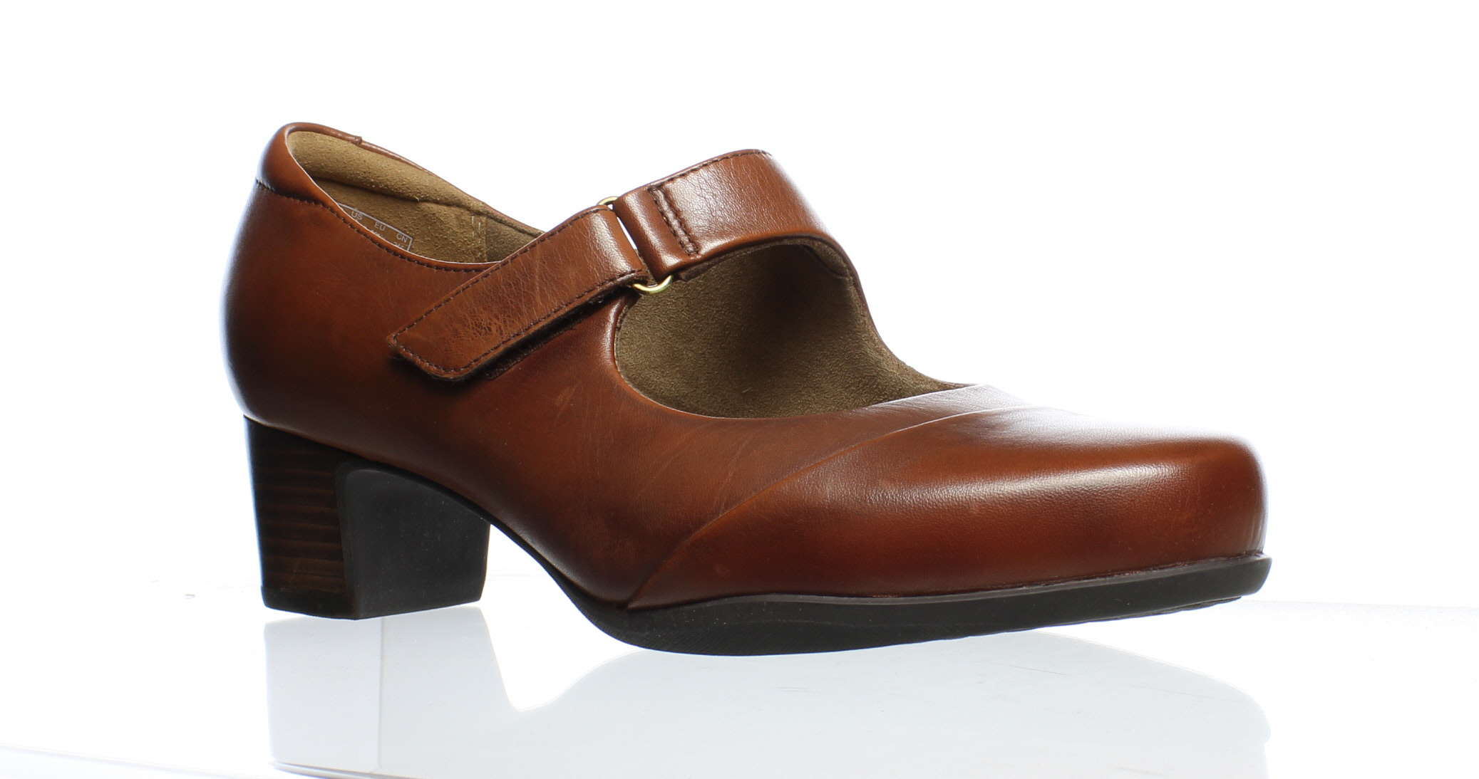 tan mary jane heels
