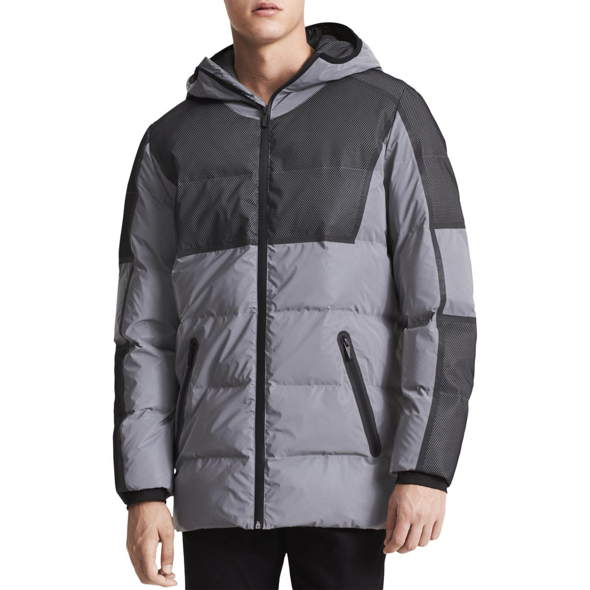 calvin klein reflective puffer