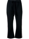 HACULLA HACULLA MODERN LOVE CROPPED TRACK TROUSERS - 黑色