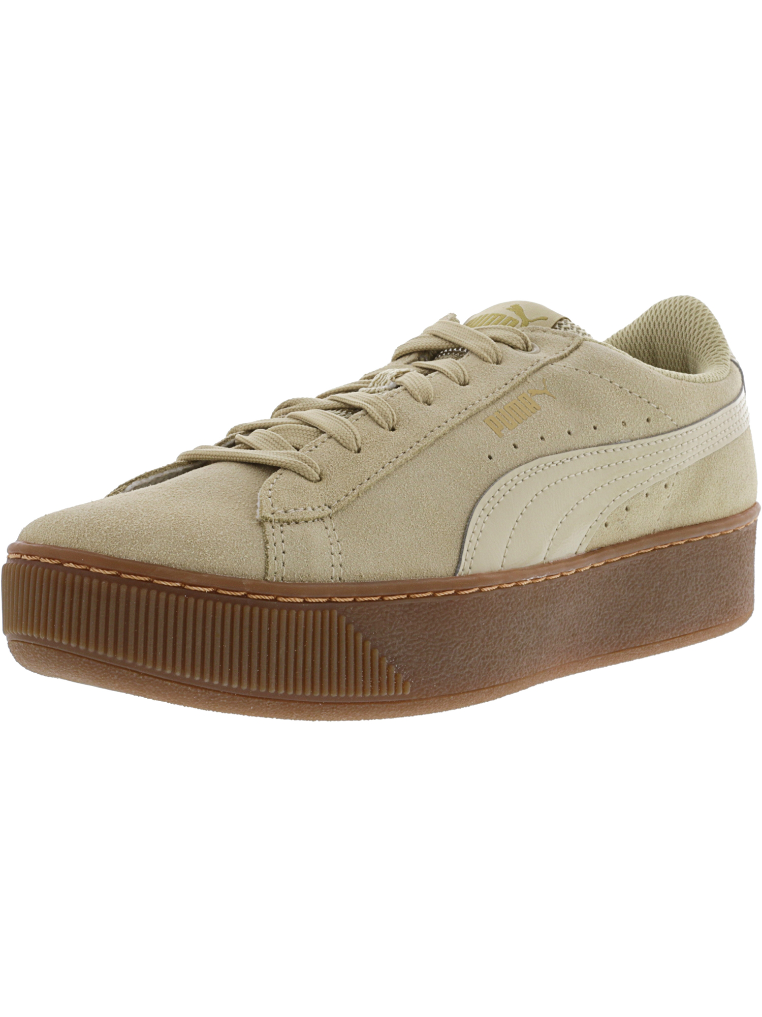 puma vikky platform beige