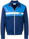 AMI ALEXANDRE MATTIUSSI PARIS PATCH ZIPPED TRACK JACKET