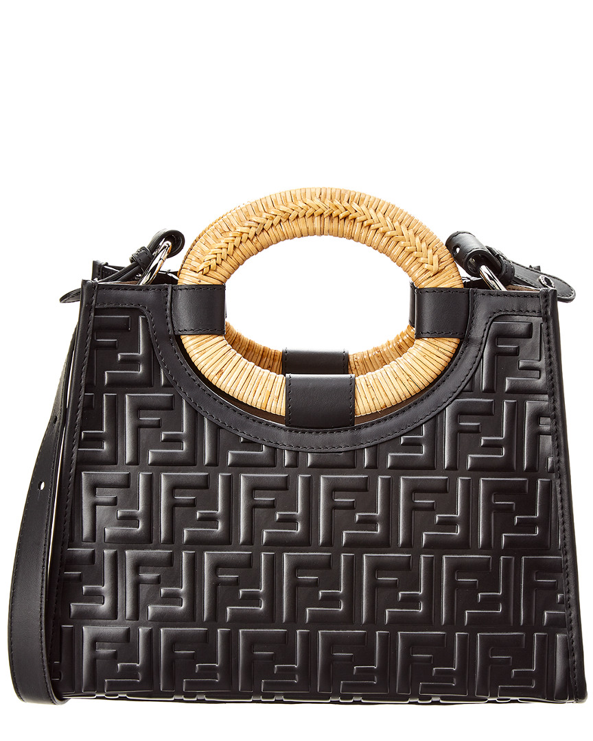 fendi runaway small leather shoulder bag