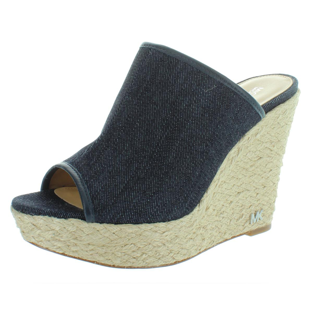 michael kors slides womens blue