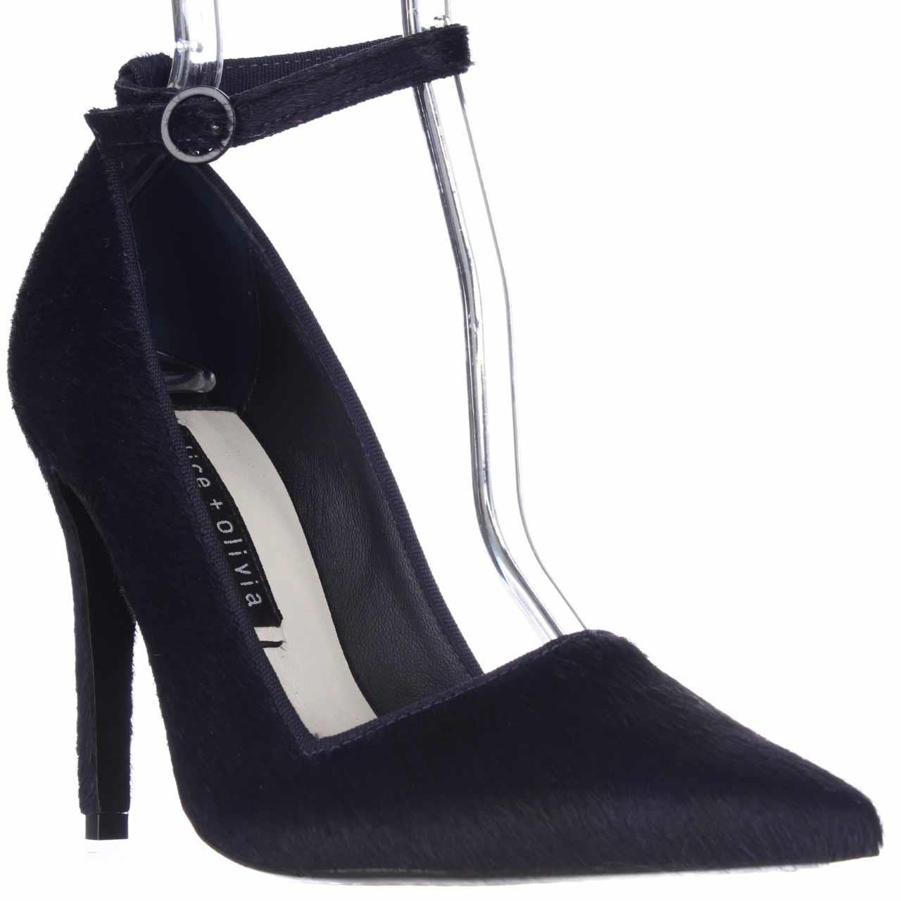 navy ankle strap heels