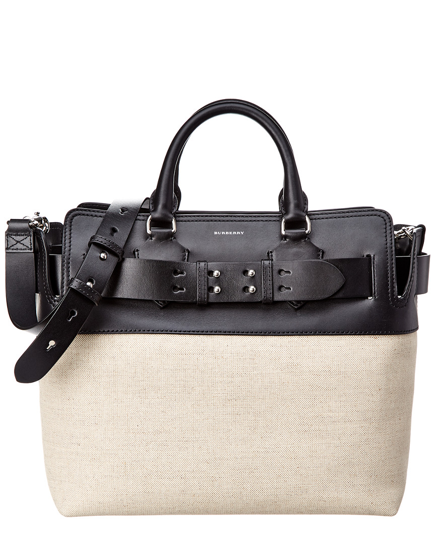 burberry medium belt bag leather tote