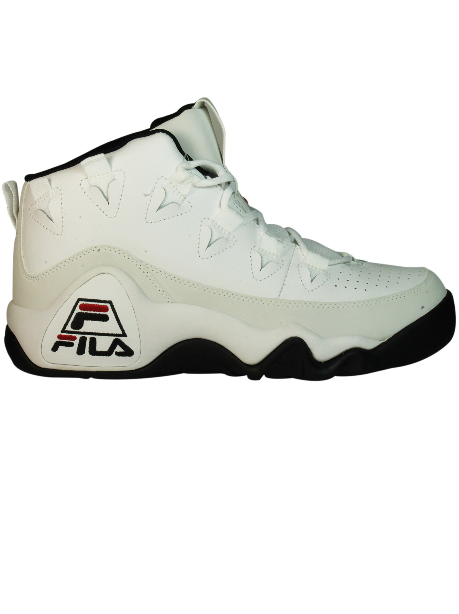 white high top fila shoes