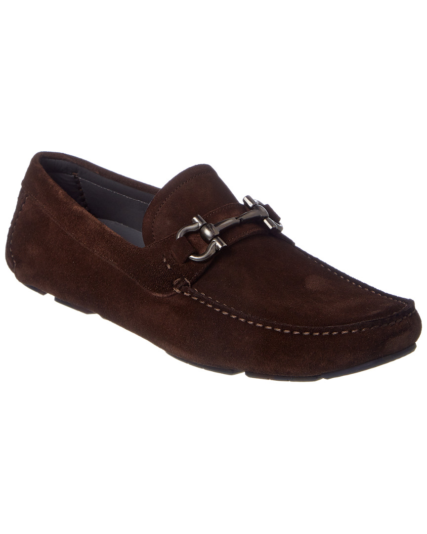 ferragamo suede drivers