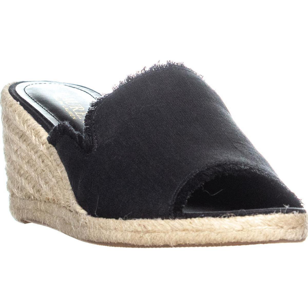 ralph lauren black espadrilles