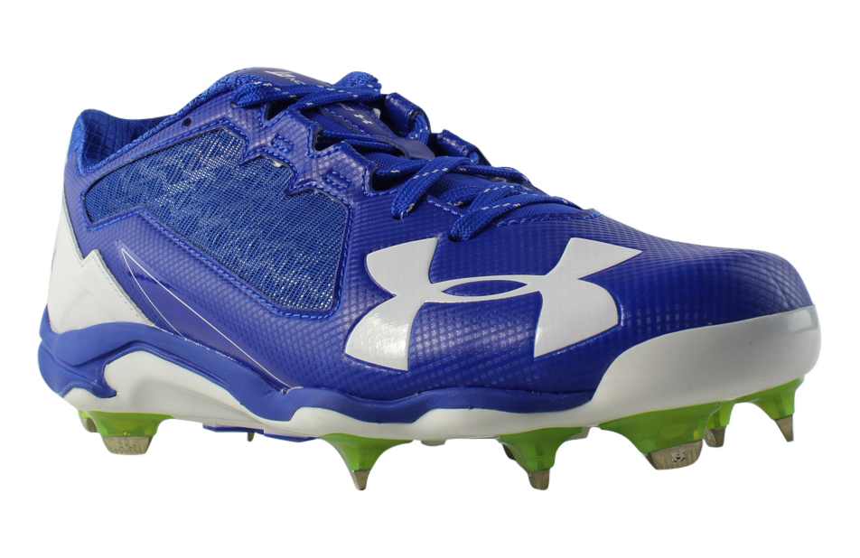 under armour blue baseball cleats