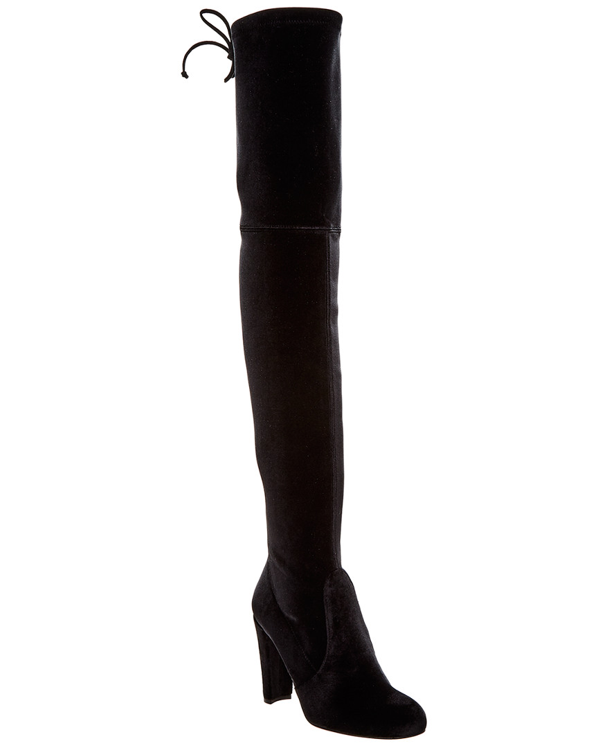 stuart weitzman black highland boots